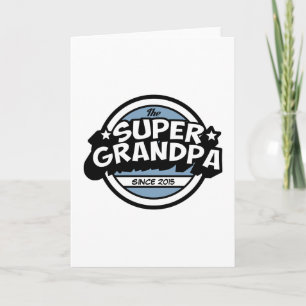 Cool Super Grandpa Card