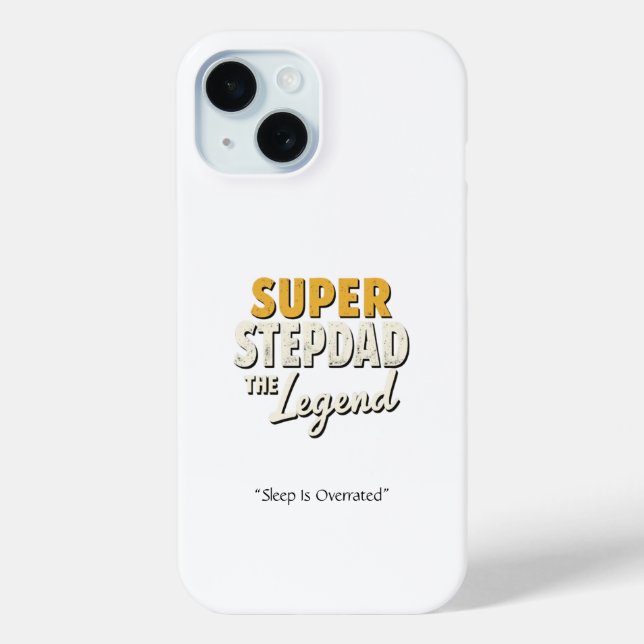 Cool Super Step Dad the Legend Phone Case Dad Gift (Back)
