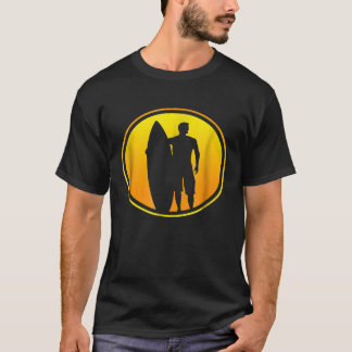 COOL SURFING Retro Surf Wave Ride Tee