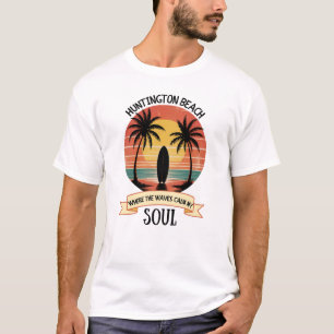 Cool Surfing Saying Tropical Sunset Ocean graphic  T-Shirt