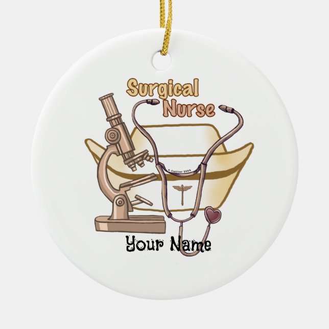 Cool Surgical Nurse Ornament (Front)