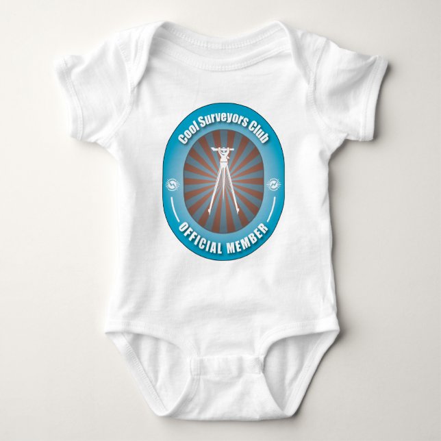 Cool Surveyors Club Baby Bodysuit (Front)