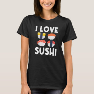 Cool Sushi For Men Women Japanese Sashimi Seafood  T-Shirt
