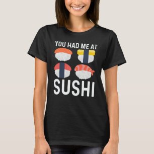 Cool Sushi For Men Women Japanese Sashimi Seafood  T-Shirt