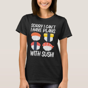 Cool Sushi For Men Women Japanese Sashimi Seafood  T-Shirt