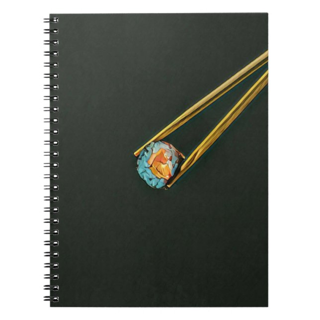 Cool sushi gift notebook (Front)
