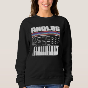 Cool Synthesizer Analogue Acid Machine Nerd Synth Sweatshirt