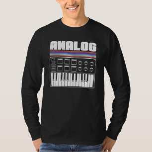 Cool Synthesizer Analogue Acid Machine Nerd Synth  T-Shirt