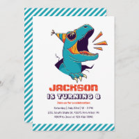 Cool T-Rex Dinosaur Boys Birthday