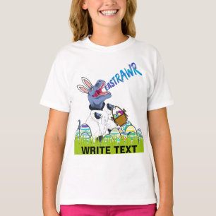 Cool T Rex Easter Basket Dinosaur Girl Shirt Gift