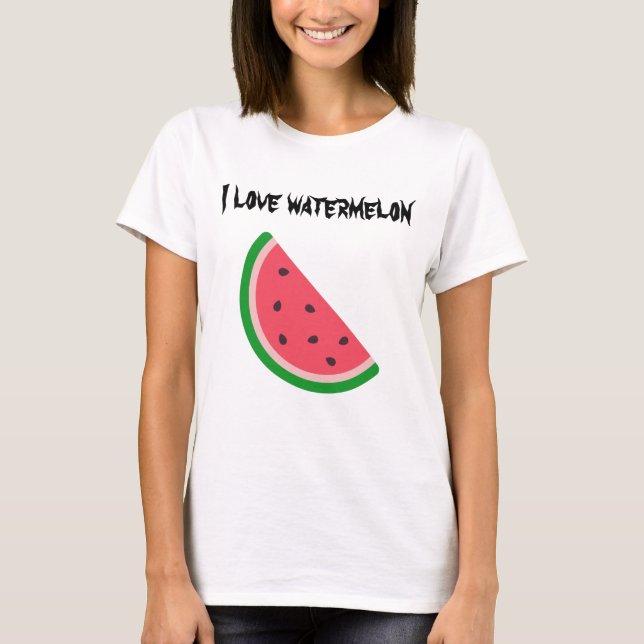 cool t-shirt for watermelon and summer lovers (Front)