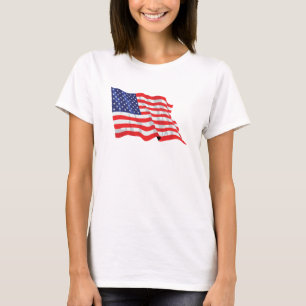 cool t-shirt with author's design american flag