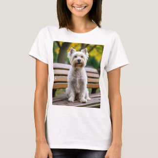 cool t-shirt with author's design dog