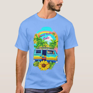 Cool T-shirt with "Only Good Vibes" Quote