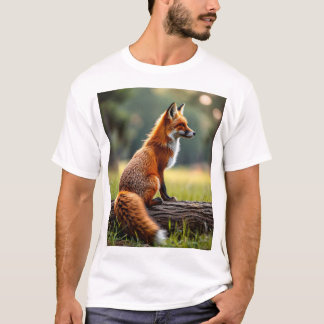 cool t-shirt with original fox design