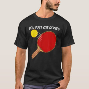 Cool Table Tennis Art For Men Women Ping Pong Spor T-Shirt