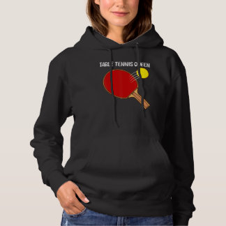 Cool Table Tennis For Women Girls Ping Pong Sport  Hoodie