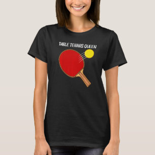 Cool Table Tennis For Women Girls Ping Pong Sport T-Shirt