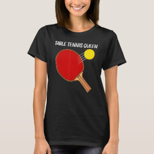 Cool Table Tennis For Women Girls Ping Pong Sport T-Shirt