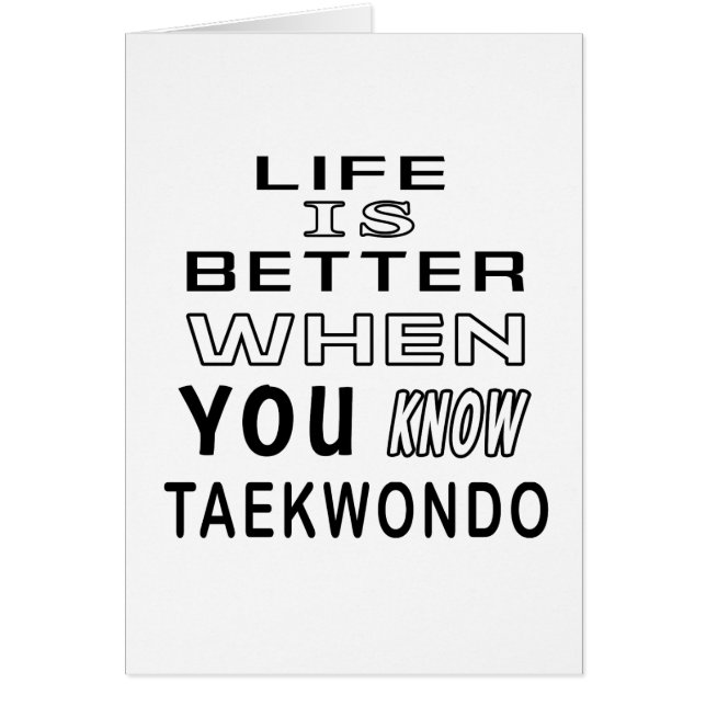 Cool Taekwondo Designs (Front)