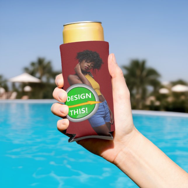 COOL! Tall Can Cooler - Foam - Customise  (In Situ Pool)