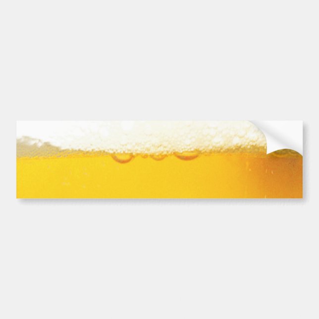 Cool Tasty Beer Bumper Sticker (Front)