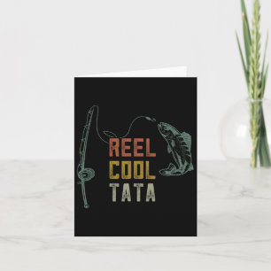 Cool Tata Fishing Shirts Dad Funny Dad Fathers Day Card