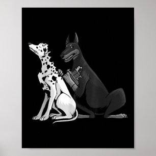 Cool Tattoo Artist For Men Women Kids Dalmatian Do Poster