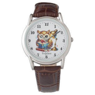 Cool Teacher owl customisable Watch