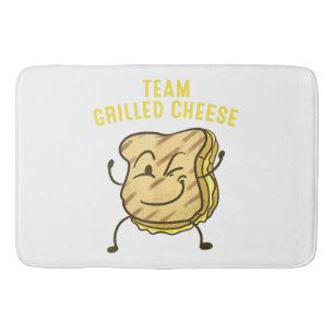 Cool Team Grilled Cheese Gift Funny Squad Toasted Bath Mat
