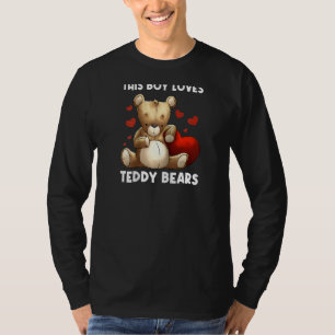 Cool Teddy Bear For Boys Kids Plush Stuffed Toy An T-Shirt