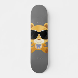 Cool Teddy Bear  Skateboard