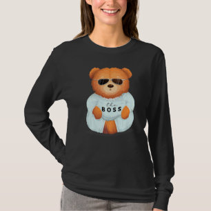 Cool Teddy Bear With Sunglasses Teddy The Boss Bos T-Shirt