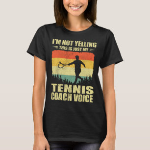 Cool Tennis Coach For Men Women Team Tennis Player T-Shirt