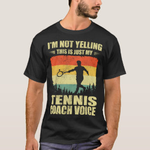 Cool Tennis Coach For Men Women Team Tennis Player T-Shirt