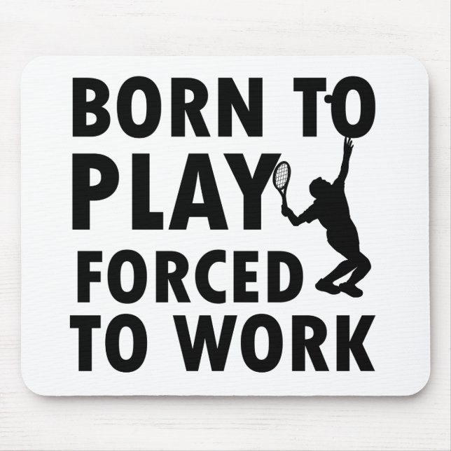 Cool Tennis Designs Mouse Pad (Front)