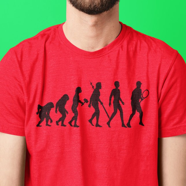 Cool Tennis evolution, adult T-Shirt (Creator Uploaded)