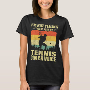 Cool Tennis Player For Men Women Team Tennis Coach T-Shirt