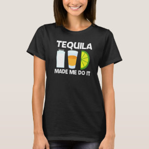 Cool Tequila For Men Women Lime Salt Alcoholic Liq T-Shirt