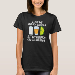 Cool Tequila For Men Women Lime Salt Alcoholic Liq T-Shirt