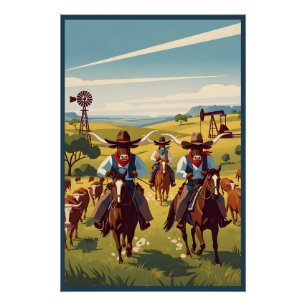 Cool Texas Poster