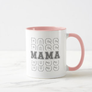 Cool text Boss Mama Modern Elegant Mug