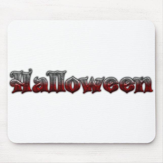 Cool Text - Halloween Mouse Pad (Front)