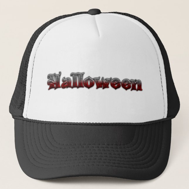 Cool Text - Halloween Trucker Hat (Front)