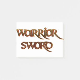 Cool Text - Warrior Sword Post-it Notes