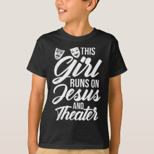 Cool Theater Art For Women Girls Musical Broadway T-Shirt