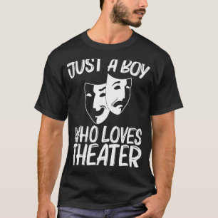 Cool Theatre For Boys Kids Drama Actor Comedy Trag T-Shirt