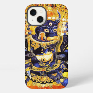 Cool tibetan thangka god mandala tattoo art iPhone 13 case