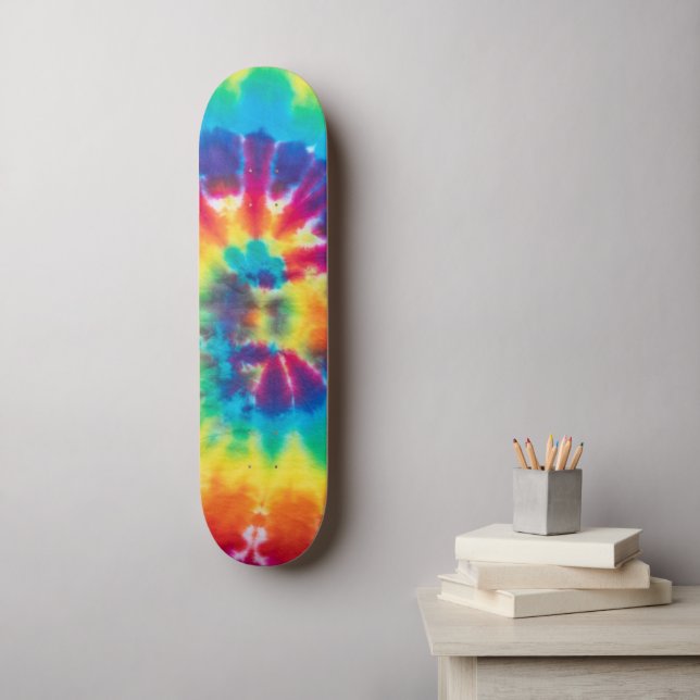 Cool Tie Dye Pattern Skateboard (Wall Art)