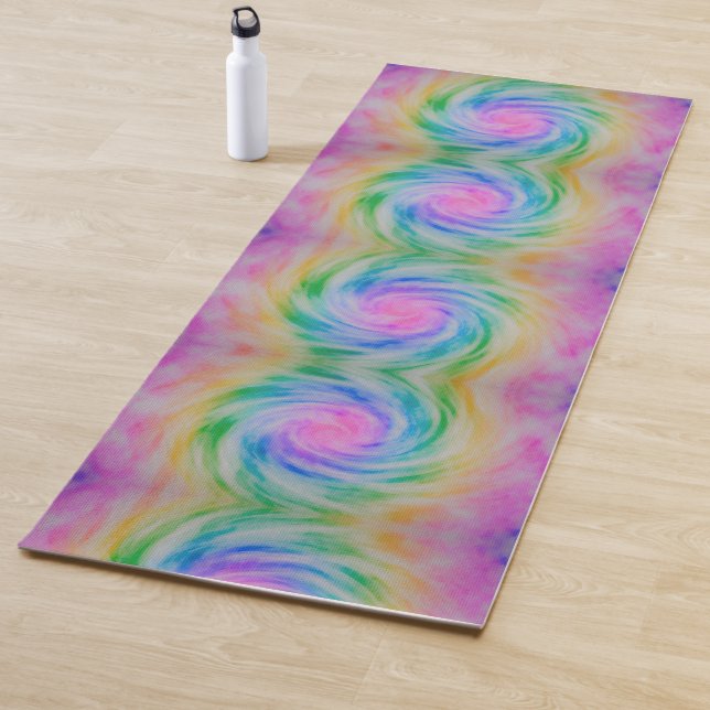 Cool Tie-Dye Yoga Mat (In Situ)
